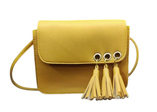 Yellow Ladies Sling Bag