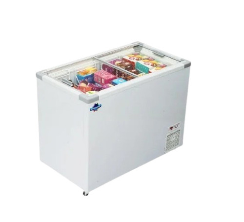 346 L Flat Glass Deep Freezer - White, 2 Doors, Auto-Defrost, R134a Refrigerant | Electrical, 220V, -18Â°C to -23Â°C Temperature Range