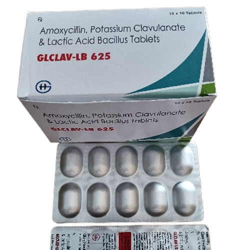 Amoxicillin Potassium Clavulanate Tablets - White Oblong Film-Coated, Oral Tablets, Fast Acting, Prescription Required, Effective Treatment