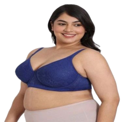 Blue Padded Bra - Design: Elegant And Eye-Catching