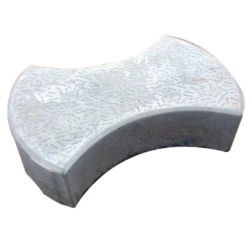 Concrete Paver Block - Concrete 230x60 mm, Gray | Zigzag Shape, Manual Method, Outdoor Pavement Durable