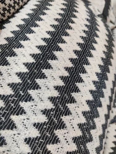 Crochet Polyester Cotton Fabrics - 36 Inch, Black & White | Quick Dry, Lightweight, Neatly Stitched, Soft Smooth Texture