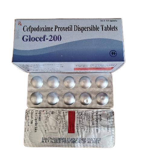 Glocef-200 Cefpodoxime Proxetil Dispersible Tablets