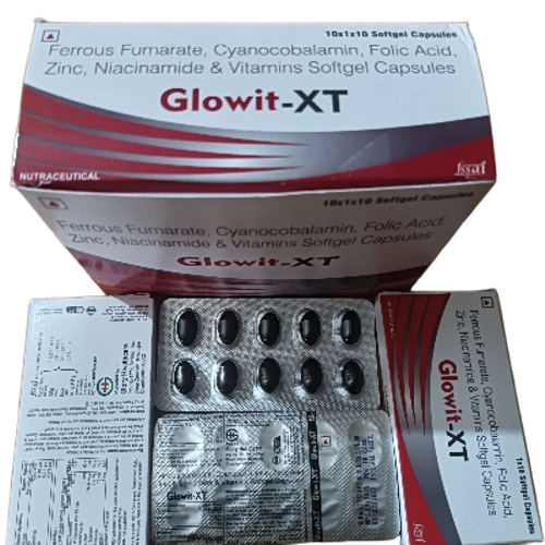 Glowit Xt Capsule - Capsule Form, Physician Dosage | Fast Relief, Tested Quality, Effective
