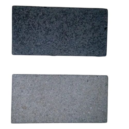 Shot Blasting Paver Block - Concrete Rectangular Gray & Black | Manual Method Outdoor Landscaping Durable Eco-Friendly