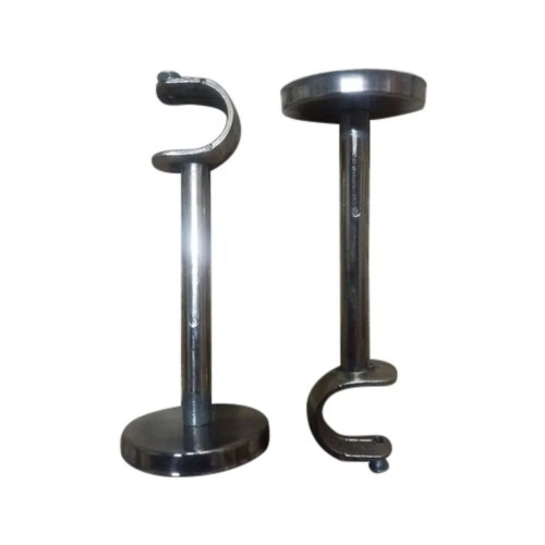 Wall Bracket - Stainless Steel 6 Inch, Polished Silver, Industrial Use