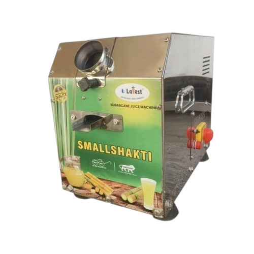 1 HP Sugarcane Juice Machine - SS304 Stainless Steel, Silver Green, 25 Ton/Day, 3 Rollers | Semi-Automatic, Single Phase, Easy to Use