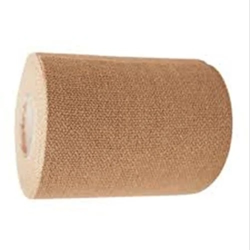 10 Cm X 1 M Elastic Adhesive Bandage - Cotton, 10 Cm X 1 M, Brown, Durable