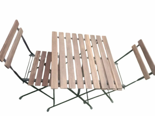 Beige 2 Seater Wooden Dining Table Set - Standard Size Light Brown | Comfortable Durable New