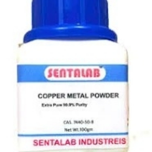 Copper Metal Powder, Extra Pure 99.9% Purity, 100gm