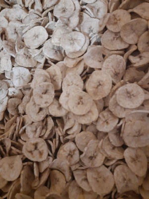 Dehydrated Banana - White Natural Flavor | Sweet Taste Long Shelf Moisture Free Nutrient Rich High Fiber Low Fat Lightweight Snack Energy Packed Soft Texture Easy Storage