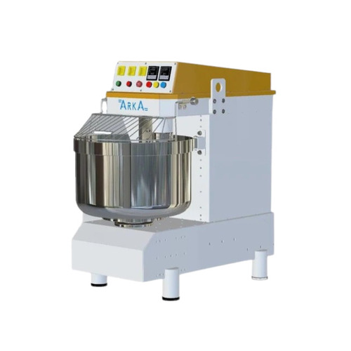 Double Speed Series Spiral Mixer - Metal 220L Silver Black, 100-300 RPM, Semi Automatic, 1 Year Warranty