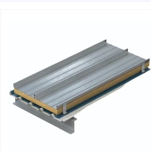 Gray Galvanized Iron Standing Seam Roof