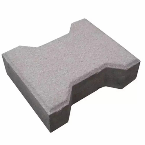 I Shape Interlocking Concrete Block - Color: Gray