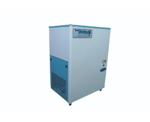 Industrial 2 Ton Outdoor Water Chiller - White Blue, 220 Volt | Energy Efficient, Corrosion Resistant, Temperature Control, Durable, Compact Design