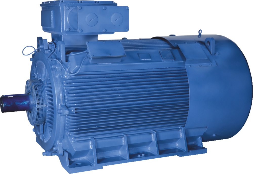 Marathon Electric Motor - Metal, Blue, 220-440 Volt | Long Life, Industrial, 1 Year Warranty