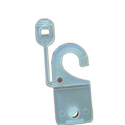 Plastic White Button Hanger - Plastic, White | Durable, Rust Proof, Industrial Use