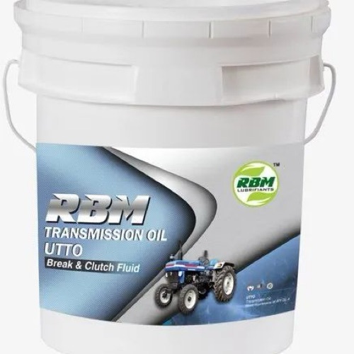 Rbm Transmission Oil - UTTO Grade, 7.5 to 26L Buckets | Universal Transmission and Hydraulic Oil for Tractors