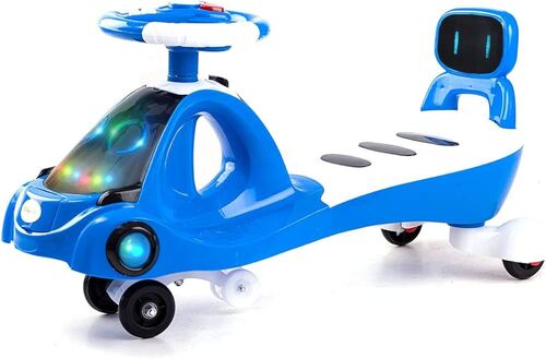 Rio Magic Car Toy - Plastic, Standard Size, Blue | Manual Operation, Eco Friendly, Durable