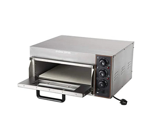 Single Deck Pizza Oven - Stainless Steel, Silver, 1 Tray, Semi-Automatic, 3KW Electric, 200-400Â°C