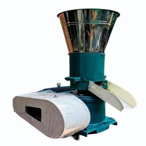 5 Hp Cattle Feed Pallet Making Machine - Stainless Steel, Silver, 100 Kg/hr, 5 Hp | Eco Friendly, High Efficiency