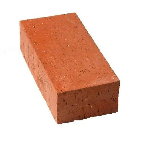 Clay Red Brick - Clay 10x5x3 Inch Red | Solid Porosity Rectangular Shape Eco-Friendly Durable For Side Walls