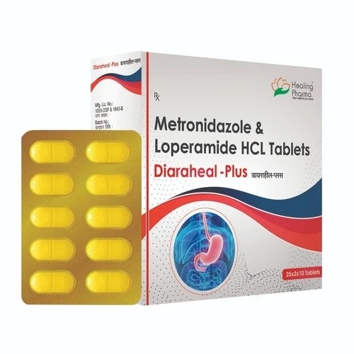 Diaraheal Plus - Metronidazole And Loperamide HCL Tablets