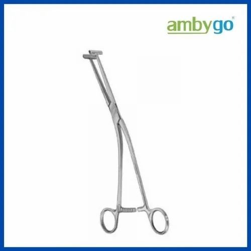 Millin Prostatic Capsule Forcep - Stainless Steel 304, 9" (230 mm), White | T-Shape Jaws, Reusable