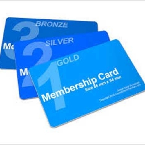 PVC Membership Card - PVC Standard Size, Custom Color, Smooth Surface | Glossy or Matte Finish, Chip, Magnetic Stripe, QR Compatible