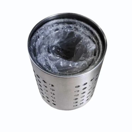 Silver Stainless Steel Cutlery Holder