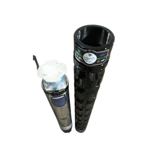 2 HP V4 Submersible Pump - Stainless Steel, Silver Black, 220 V | Electric, Single Phase, High Pressure, Industrial Water Supply