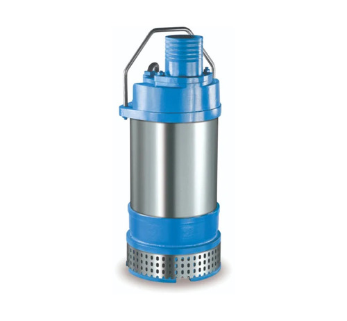 7.5 HP Dewatering Submersible Pump - Stainless Steel, Blue Silver, 3 Phase, 15000 LPM | Rust Free, Electric Water Supply