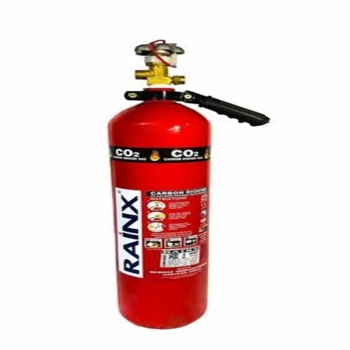 Co2 Fire Extinguisher - Steel, 4.5 Kg, Red | Wall Mount, Round, Easy To Use, High Pressure