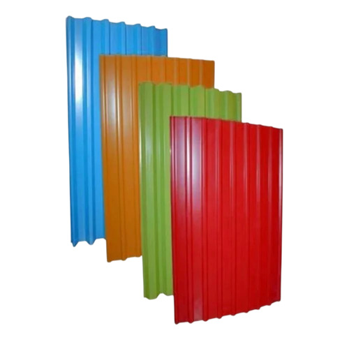 Colored Steel Roofing Sheets - Steel 10x3.5 ft Multiple Colors, 0.50 mm Thickness, Durable Fine Finished