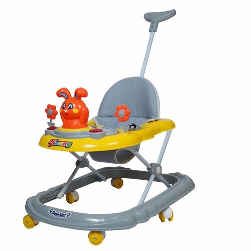 Dash Star Hunny Baby Walker - Plastic, Standard Size, Multicolor | Durable, Eco Friendly, New Condition