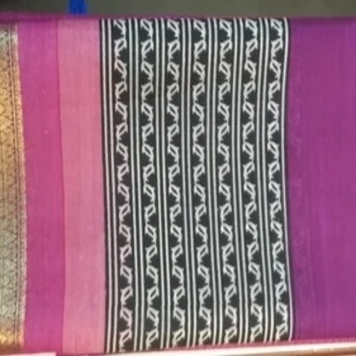 Designer Printed Silk Saree