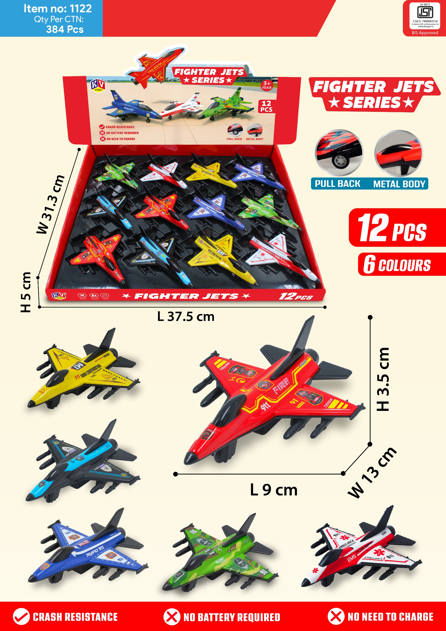 Fighter Plane Pdq 1122 - Plastic All Sizes Multi Color | Portable Agile Performance Stealth Technology