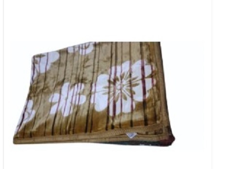 Floral Print Mink Blanket 5mm