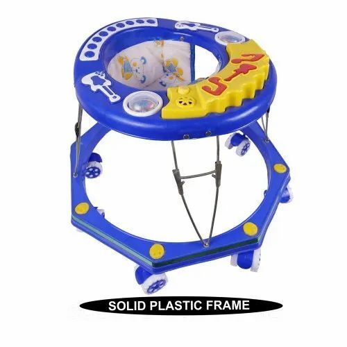 Kids Baby 8 Bend Walker - Plastic, Standard, Blue | Durable, Eco Friendly, Comfortable, Age 0-12 Months