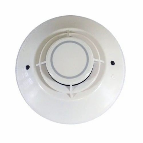 Manual Smoke Detector - Plastic, Round, White, 24 Volt | Easy To Install, Battery Operated, Ceiling Mount