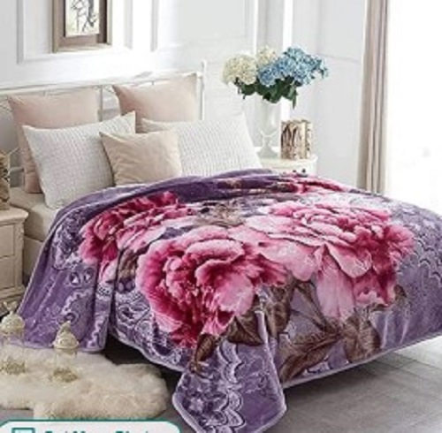 Mink Blanket For Double Bed - Full Size, Various Colors | Odor-Free, Winter Essential, Home Use