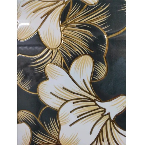 Printed Ceramic Kitchen Tile - Ceramic, 1x1.5 Feet, Multi Color, 10mm Thickness, Gloss Finish