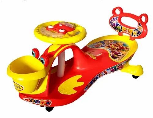 Red And Yellow Magic Car