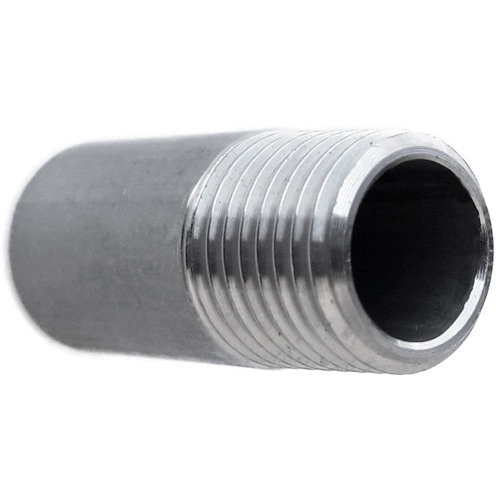 Stainless Steel Bathroom Angle Nipples - Stainless Steel, Silver, Industrial Grade, High-pressure Resistant, Smooth Finish