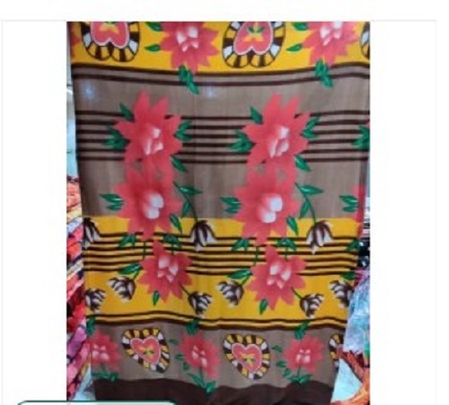 Stripe Printed Polar Fleece Blanket