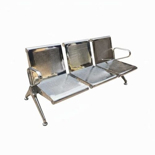 304 Grade Ss Dark Grey Airport Waiting Chair