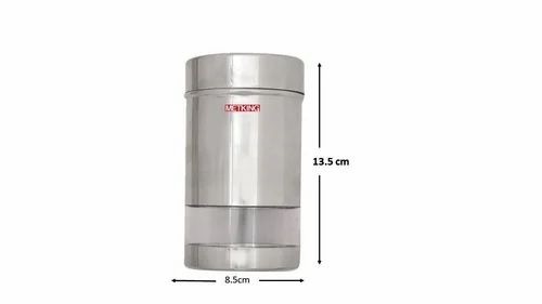 750 Ml Stainless Steel See Through Canister