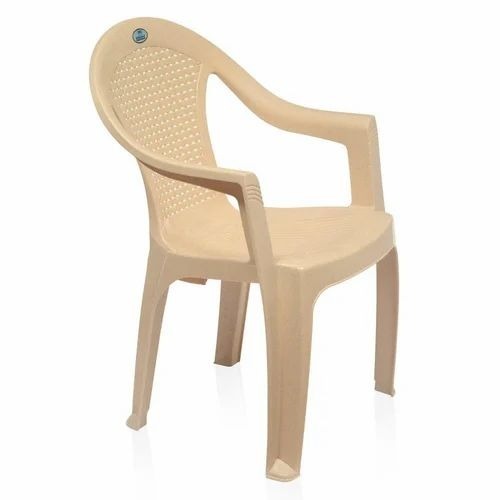 Beige Plastic Chair