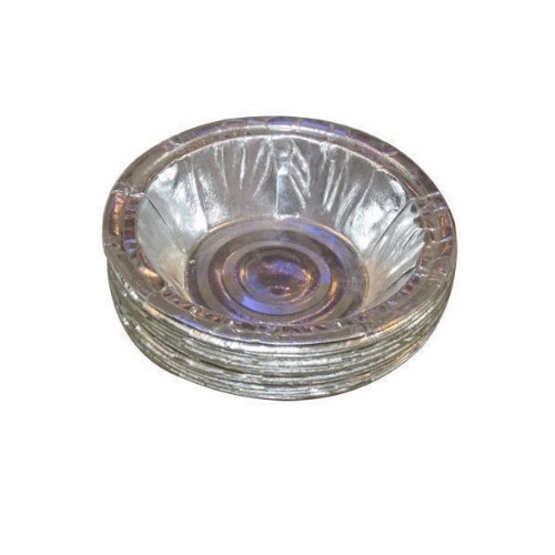 Disposable Paper Dona - Aluminum Foil and Paper Plates Silver Custom Size | Eco-Friendly Biodegradable Lightweight Sturdy