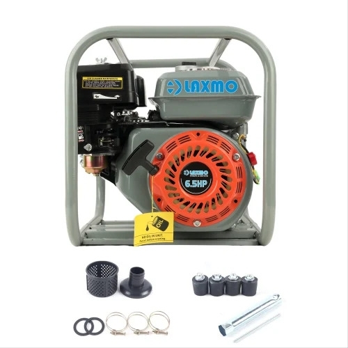 Gasoline Petrol Water Pump - Metal Frame, Portable Design | Strong Suction, Corrosion Resistant, Easy Operation